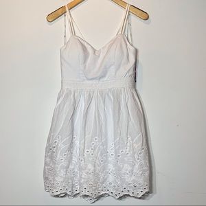 NWT Trixxi White Eyelet Lace 100% Cotton‎ Dress